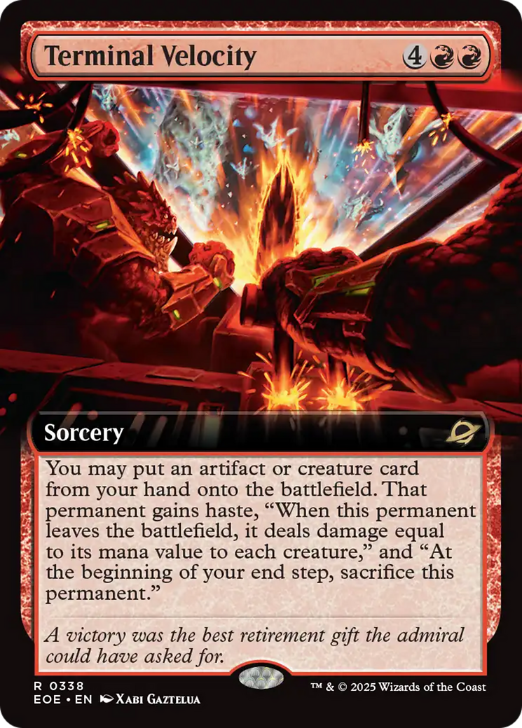 Terminal Velocity (Extended Art) [Edge of Eternities] | Game Master's Emporium (The New GME)