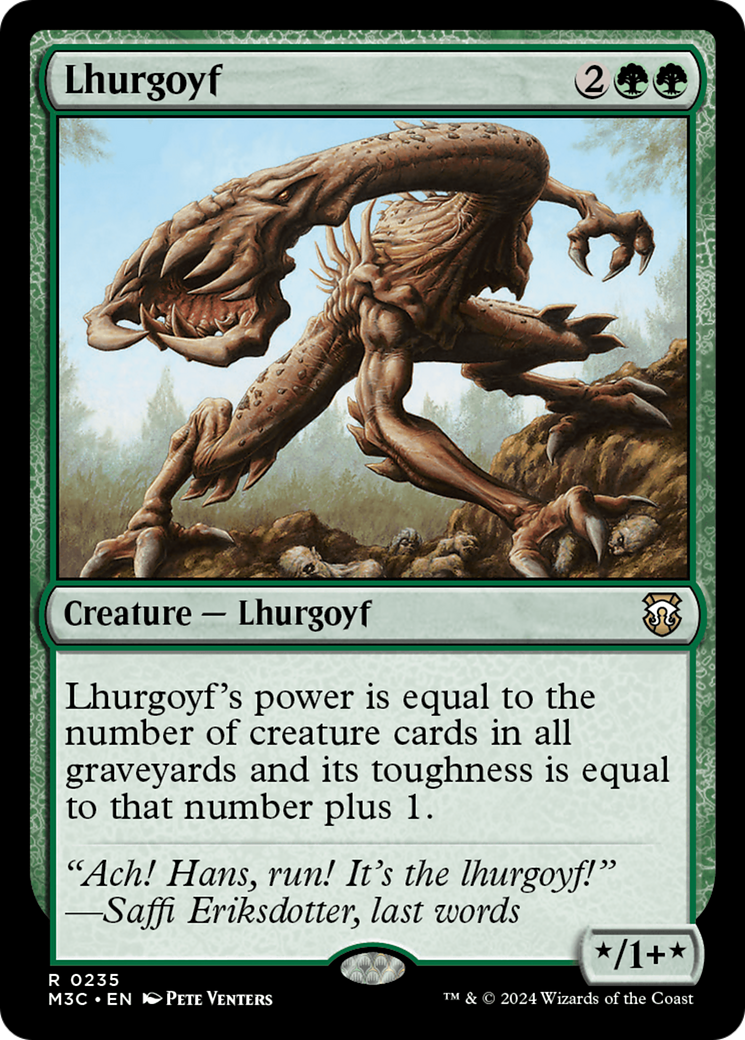 Lhurgoyf (Ripple Foil) [Modern Horizons 3 Commander] | Game Master's Emporium (The New GME)