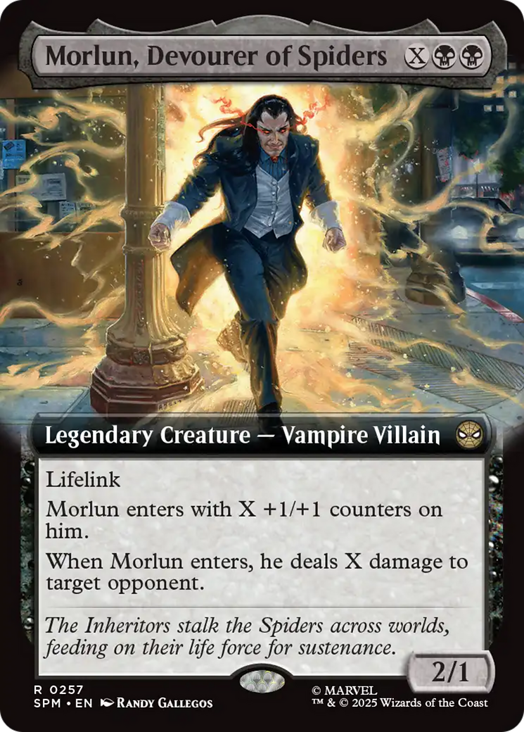 Morlun, Devourer of Spiders (Extended Art) [Marvel's Spider-Man] | Game Master's Emporium (The New GME)