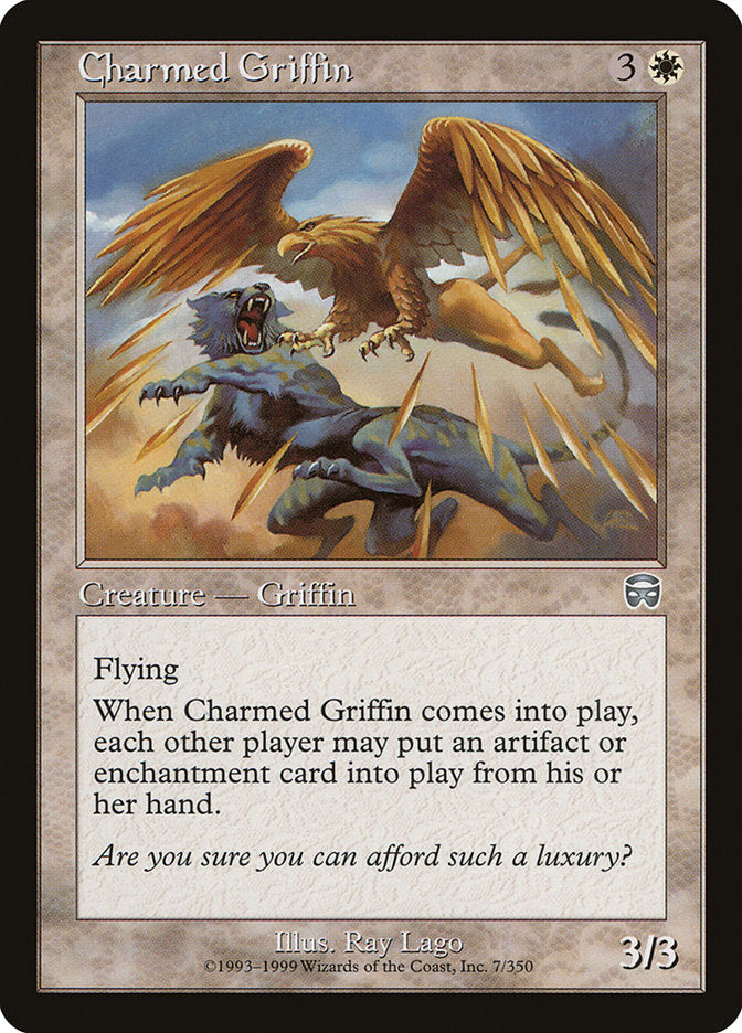 Charmed Griffin [Mercadian Masques] | Game Master's Emporium (The New GME)