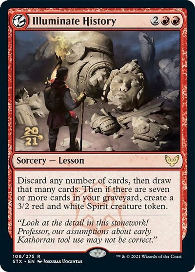 Illuminate History [Strixhaven: School of Mages Prerelease Promos] | Game Master's Emporium (The New GME)