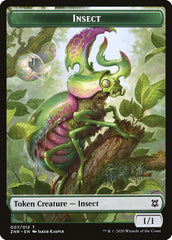 Angel Warrior // Insect Double-Sided Token [Zendikar Rising Tokens] | Game Master's Emporium (The New GME)
