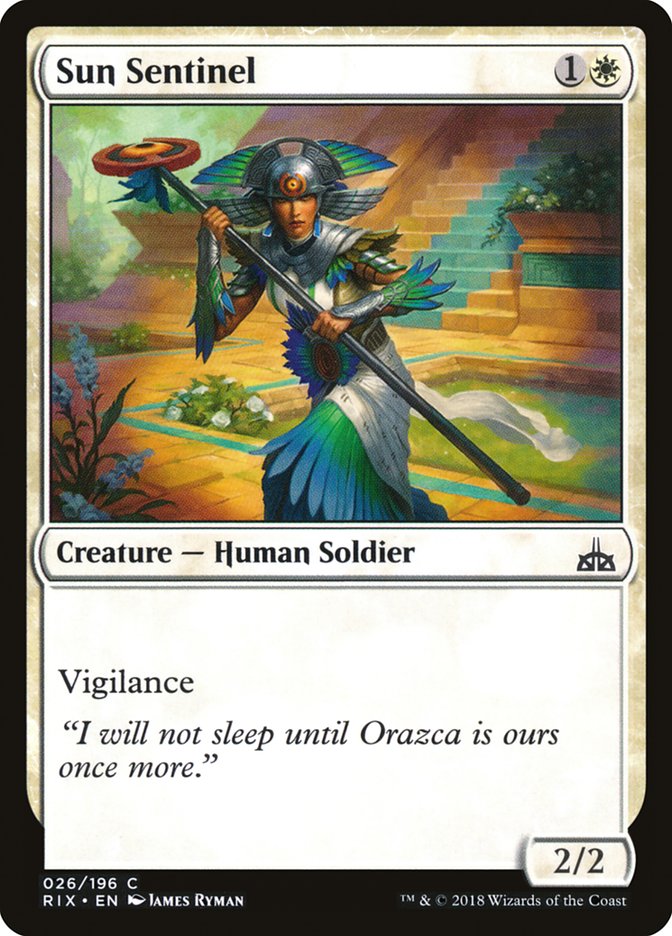 Sun Sentinel [Rivals of Ixalan] | Game Master's Emporium (The New GME)