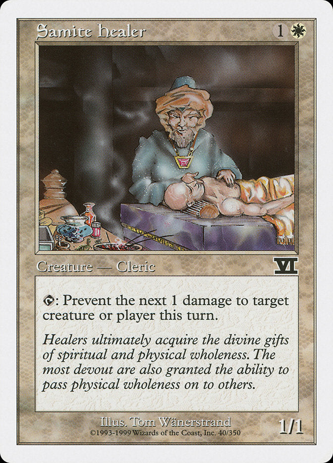 Samite Healer [Classic Sixth Edition] | Game Master's Emporium (The New GME)