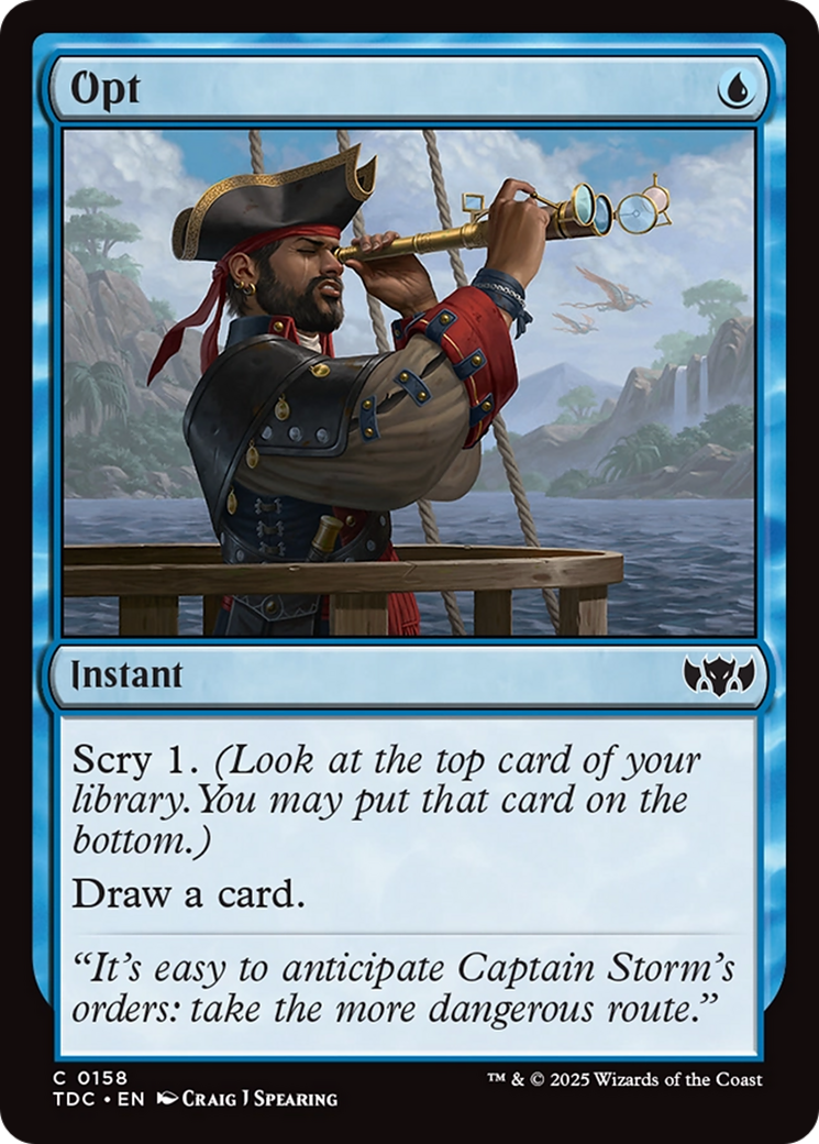 Opt [Tarkir: Dragonstorm Commander] | Game Master's Emporium (The New GME)