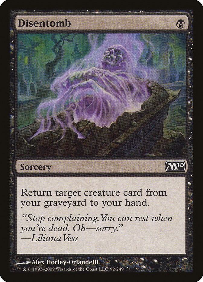 Disentomb [Magic 2010] | Game Master's Emporium (The New GME)