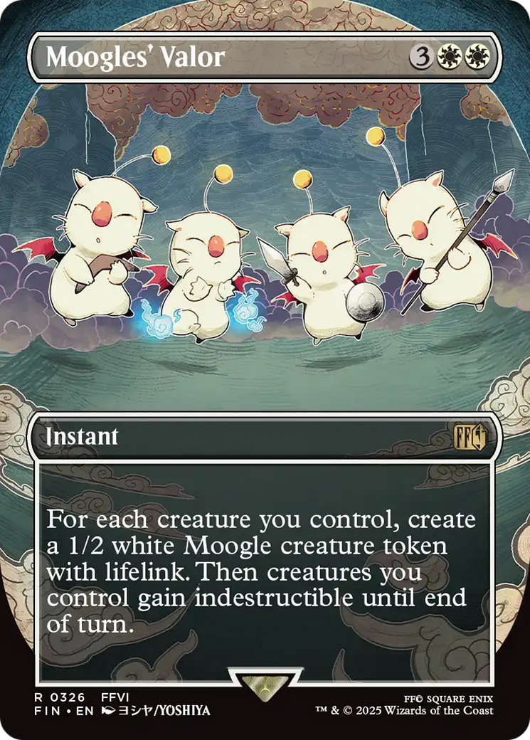 Moogles' Valor (Borderless) [FINAL FANTASY] | Game Master's Emporium (The New GME)