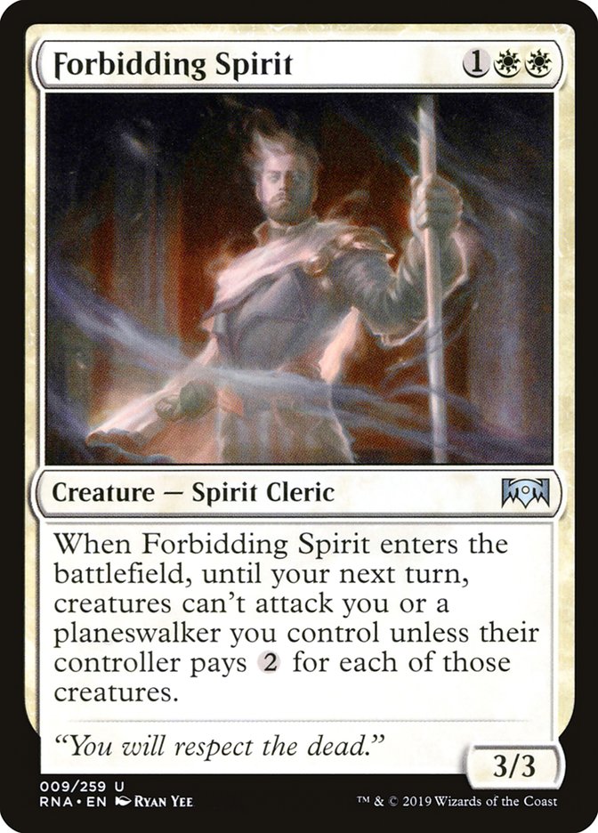 Forbidding Spirit [Ravnica Allegiance] | Game Master's Emporium (The New GME)