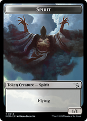 Knight (7) // Spirit (14) Double-Sided Token [March of the Machine Commander Tokens] | Game Master's Emporium (The New GME)