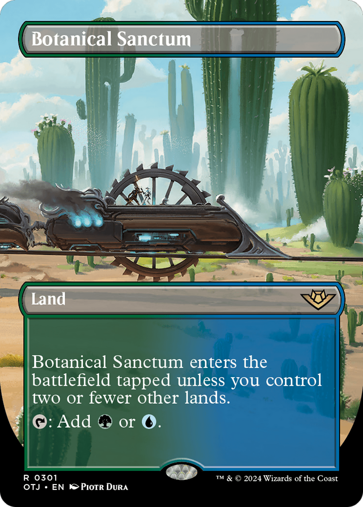 Botanical Sanctum (Borderless) [Outlaws of Thunder Junction] | Game Master's Emporium (The New GME)