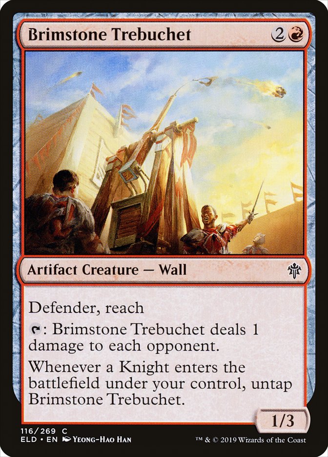 Brimstone Trebuchet [Throne of Eldraine] | Game Master's Emporium (The New GME)