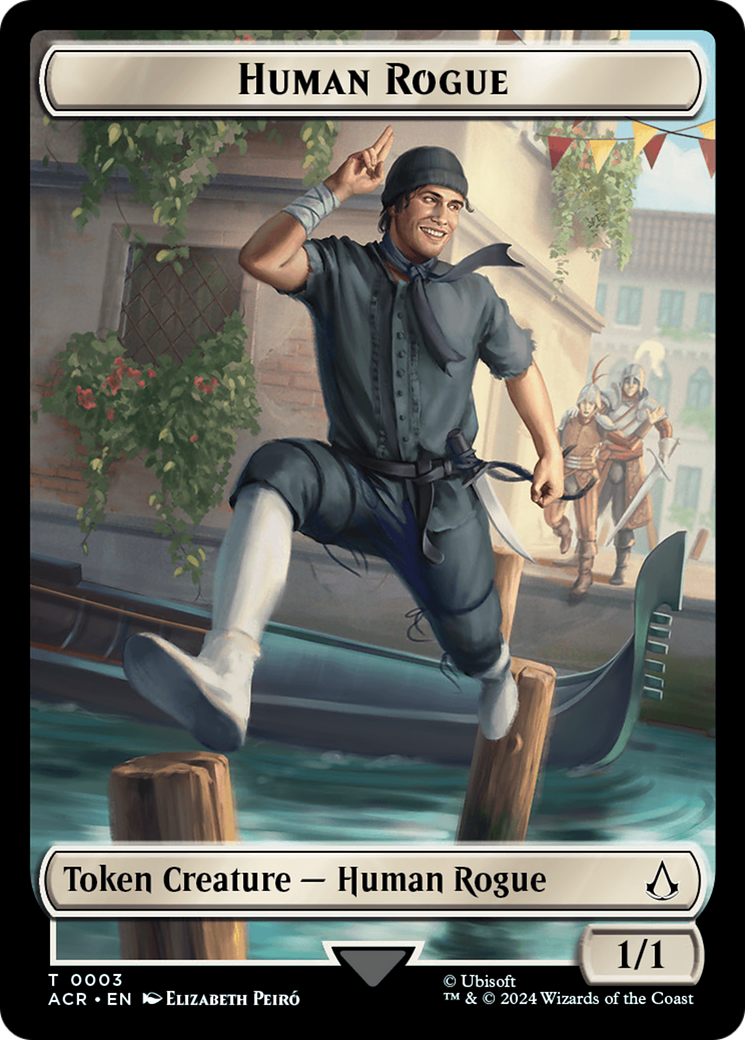 Human Rogue Token [Assassin's Creed Tokens] | Game Master's Emporium (The New GME)