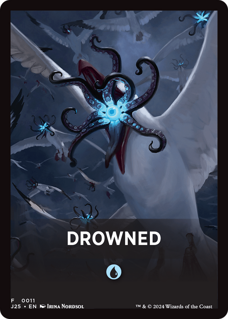 Drowned Theme Card [Foundations Jumpstart Front Cards] | Game Master's Emporium (The New GME)