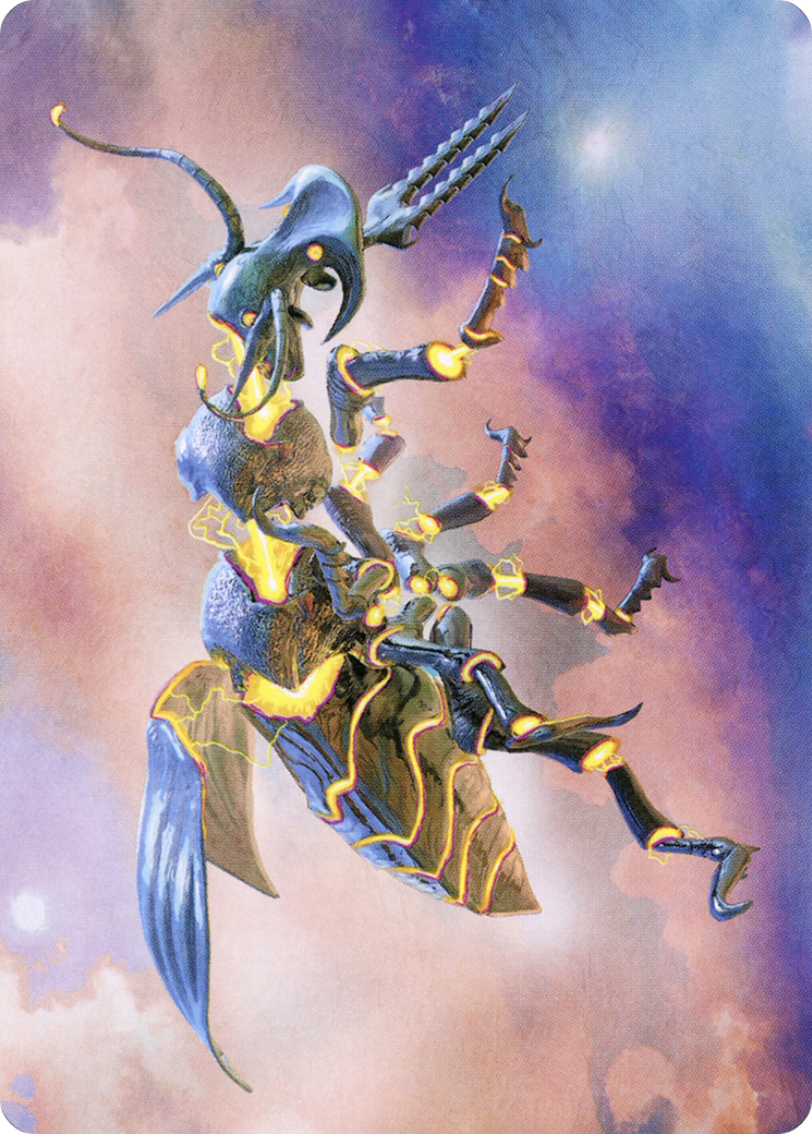 Zabaz, the Glimmerwasp Art Card [Modern Horizons 2 Art Series] | Game Master's Emporium (The New GME)