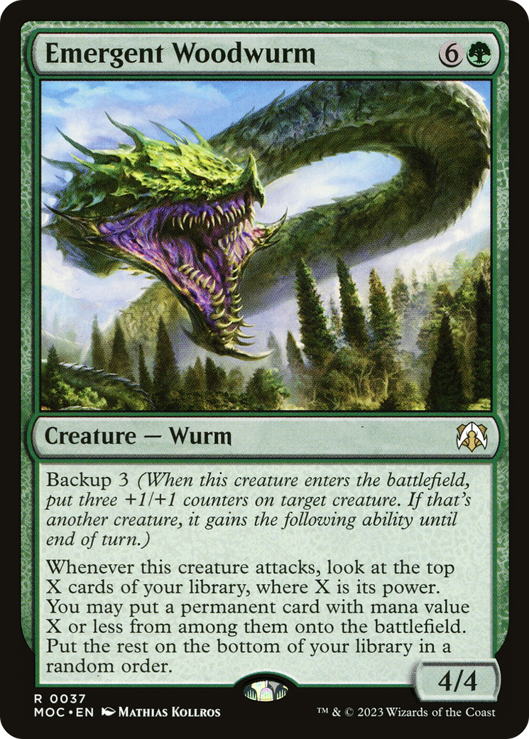 Emergent Woodwurm [March of the Machine Commander] | Game Master's Emporium (The New GME)