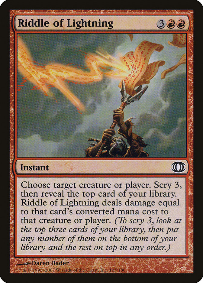 Riddle of Lightning [Future Sight] | Game Master's Emporium (The New GME)