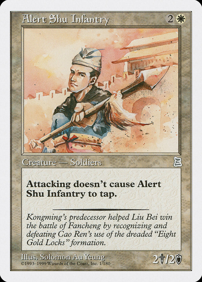 Alert Shu Infantry [Portal Three Kingdoms] | Game Master's Emporium (The New GME)
