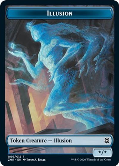 Illusion // Pegasus Double-Sided Token [Challenger Decks 2021 Tokens] | Game Master's Emporium (The New GME)