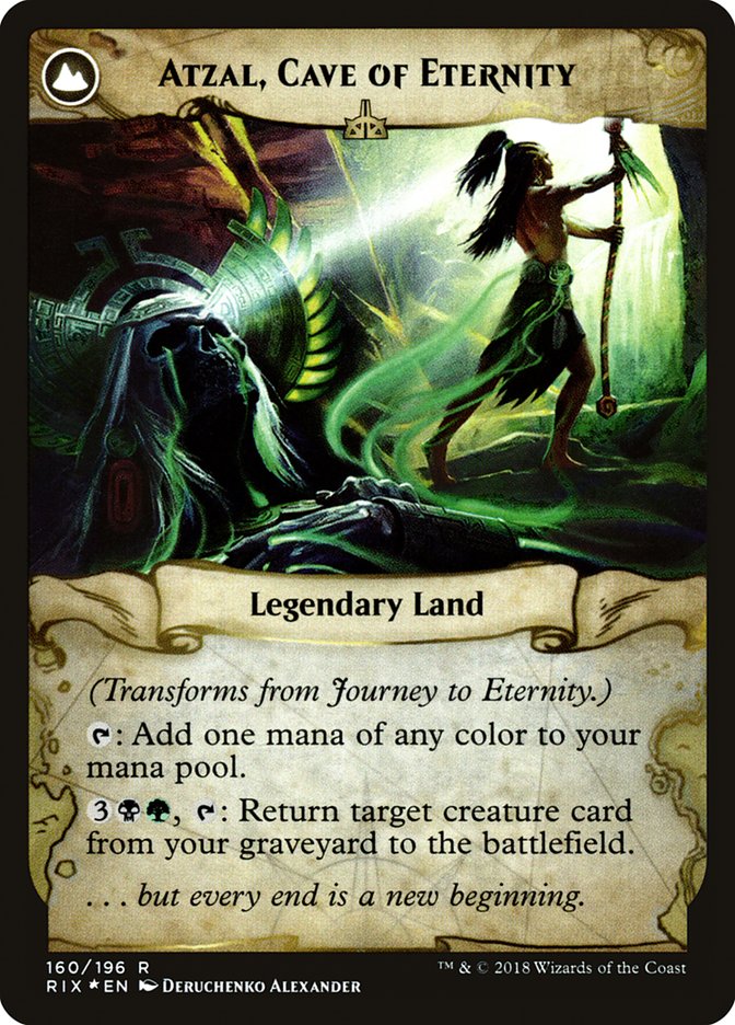 Journey to Eternity // Atzal, Cave of Eternity [Rivals of Ixalan Prerelease Promos] | Game Master's Emporium (The New GME)