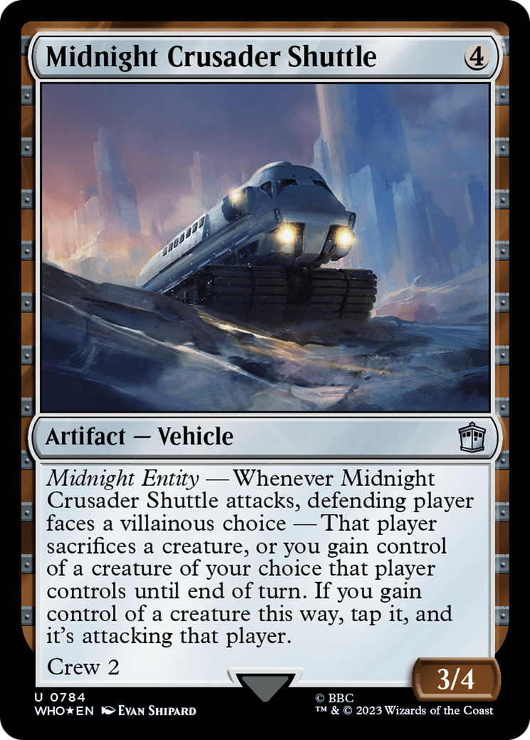Midnight Crusader Shuttle (Surge Foil) [Doctor Who] | Game Master's Emporium (The New GME)