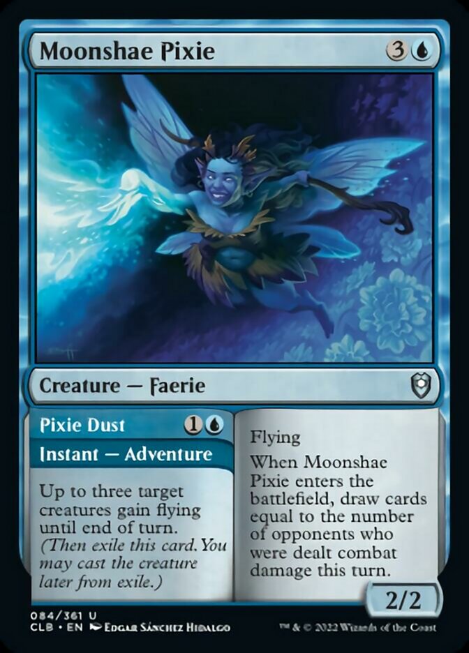 Moonshae Pixie // Pixie Dust [Commander Legends: Battle for Baldur's Gate] | Game Master's Emporium (The New GME)