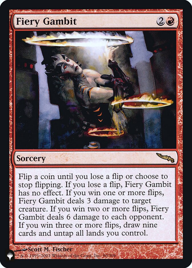 Fiery Gambit [Secret Lair: Heads I Win, Tails You Lose] | Game Master's Emporium (The New GME)