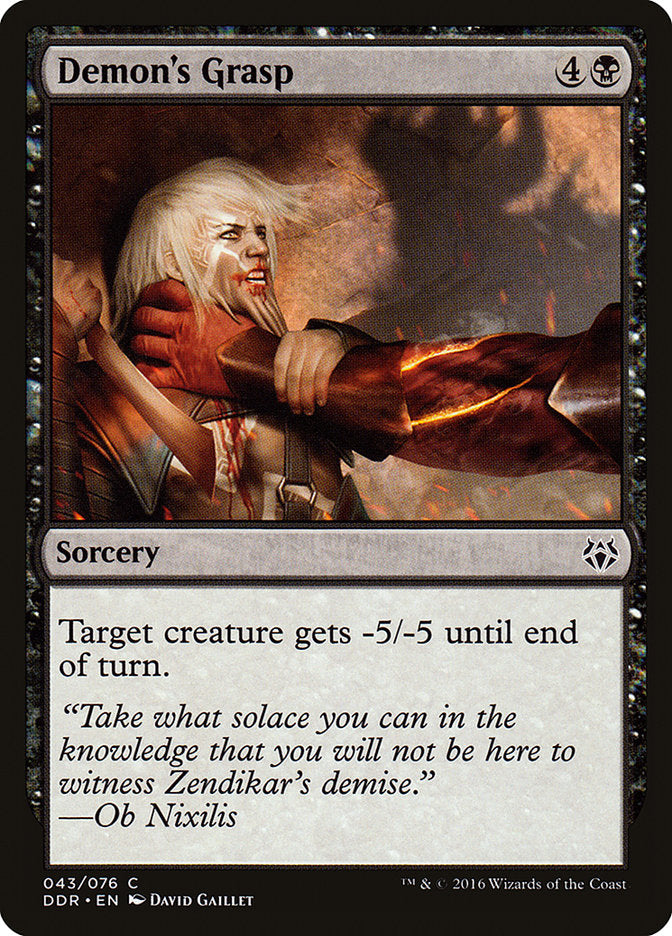 Demon's Grasp [Duel Decks: Nissa vs. Ob Nixilis] | Game Master's Emporium (The New GME)