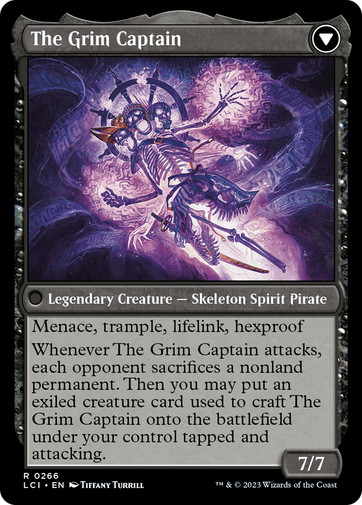 Throne of the Grim Captain // The Grim Captain [The Lost Caverns of Ixalan Prerelease Cards] | Game Master's Emporium (The New GME)