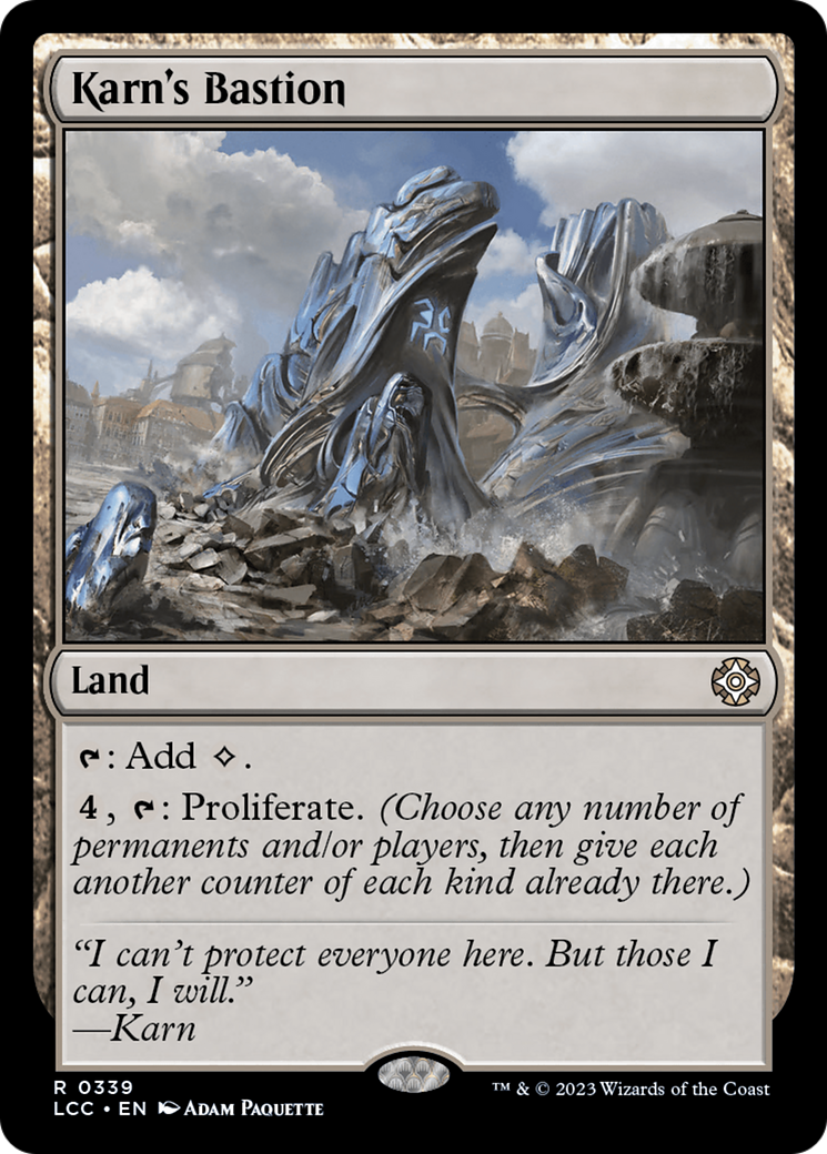 Karn's Bastion [The Lost Caverns of Ixalan Commander] | Game Master's Emporium (The New GME)