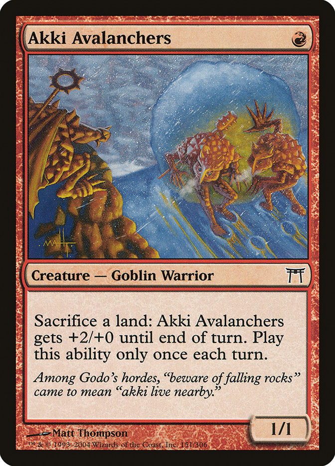 Akki Avalanchers [Champions of Kamigawa] | Game Master's Emporium (The New GME)