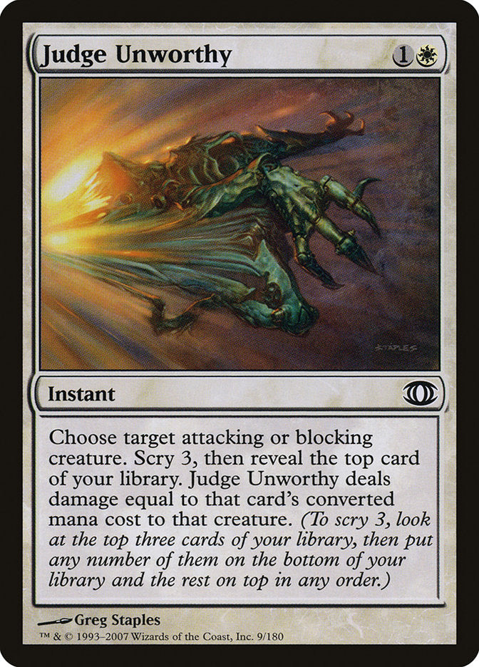 Judge Unworthy [Future Sight] | Game Master's Emporium (The New GME)