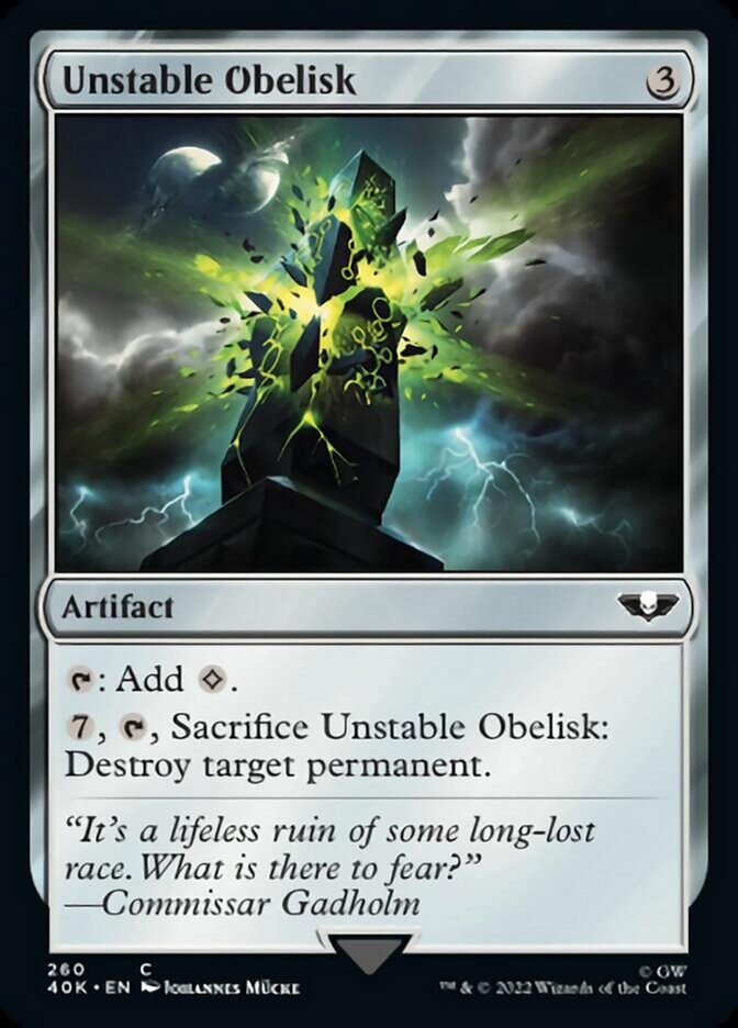 Unstable Obelisk [Warhammer 40,000] | Game Master's Emporium (The New GME)