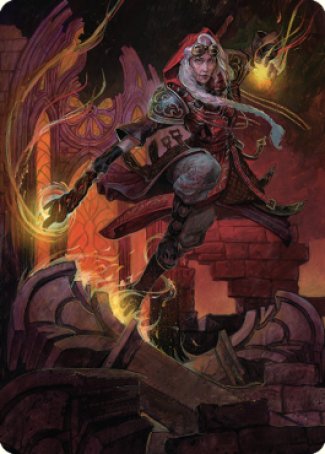 Jaya, Fiery Negotiator Art Card 2 [Dominaria United Art Series] | Game Master's Emporium (The New GME)
