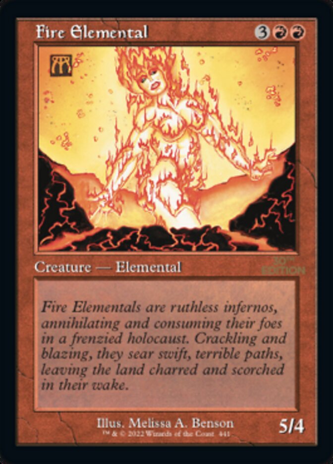 Fire Elemental (Retro) [30th Anniversary Edition] | Game Master's Emporium (The New GME)