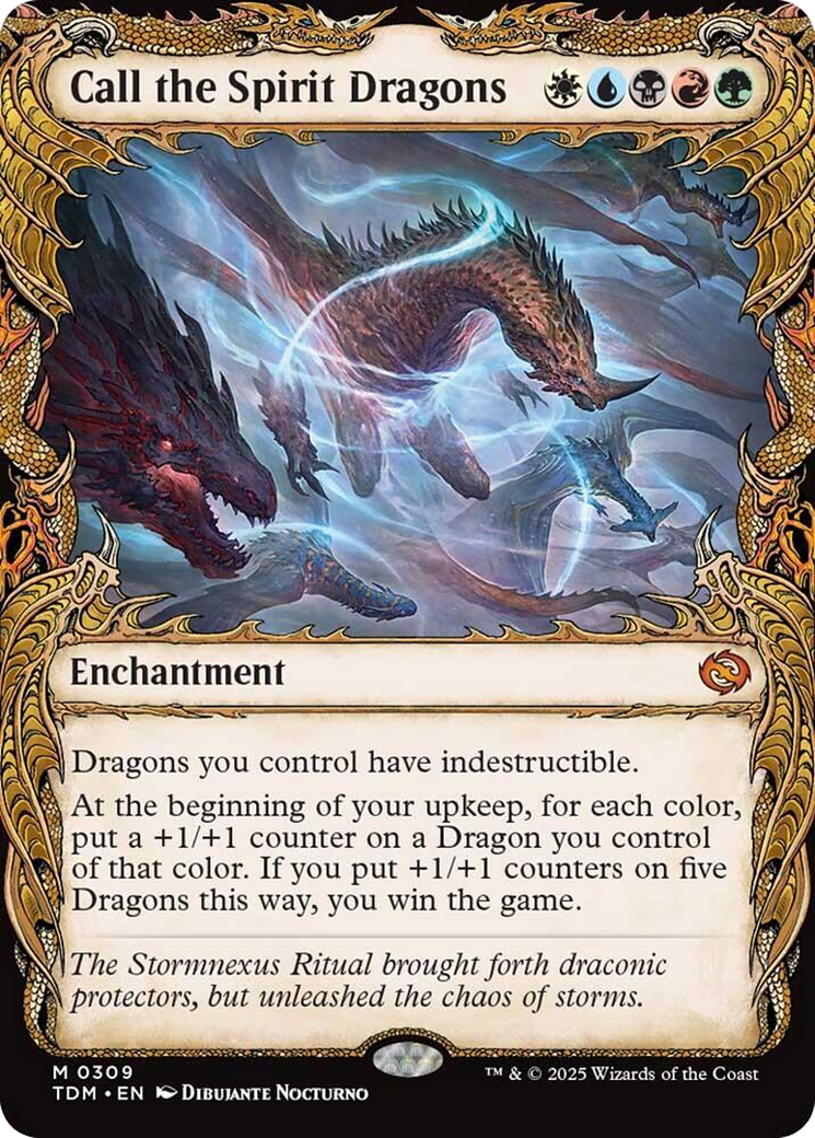 Call the Spirit Dragons (Showcase) [Tarkir: Dragonstorm] | Game Master's Emporium (The New GME)