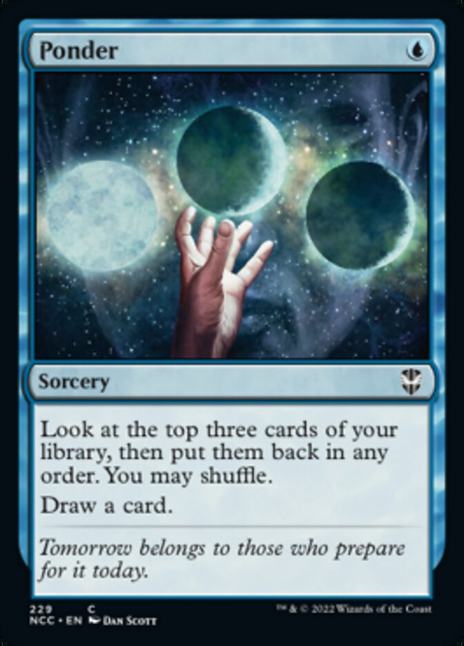 Ponder [Streets of New Capenna Commander] | Game Master's Emporium (The New GME)