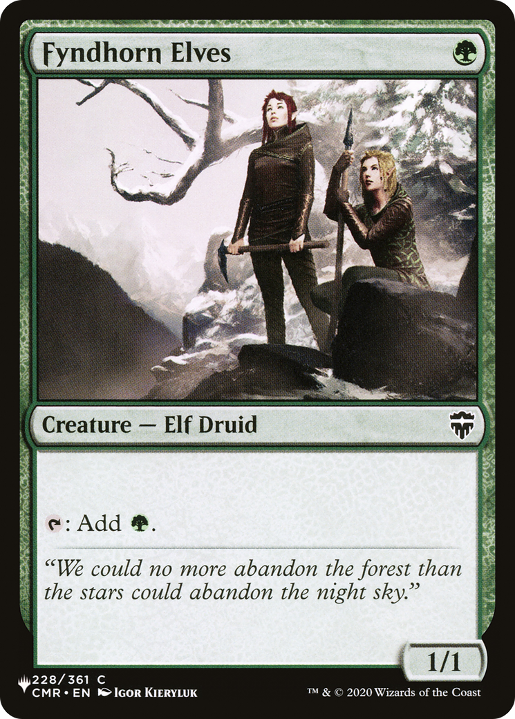 Fyndhorn Elves [The List Reprints] | Game Master's Emporium (The New GME)