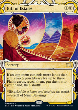 Gift of Estates (Foil Etched) [Strixhaven: Mystical Archive] | Game Master's Emporium (The New GME)