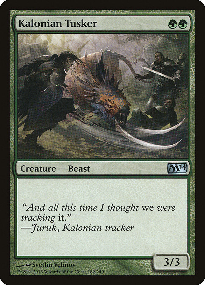 Kalonian Tusker [Magic 2014] | Game Master's Emporium (The New GME)