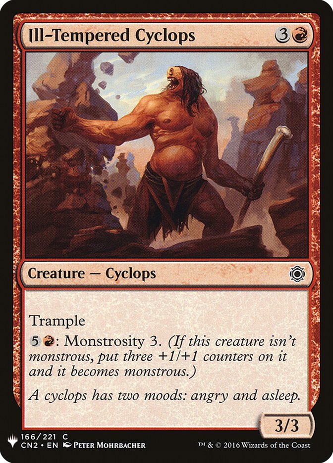 Ill-Tempered Cyclops [Mystery Booster] | Game Master's Emporium (The New GME)