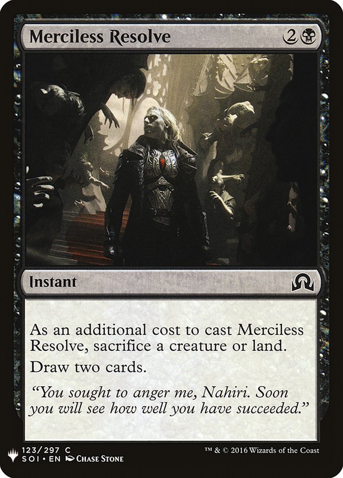 Merciless Resolve [Mystery Booster] | Game Master's Emporium (The New GME)