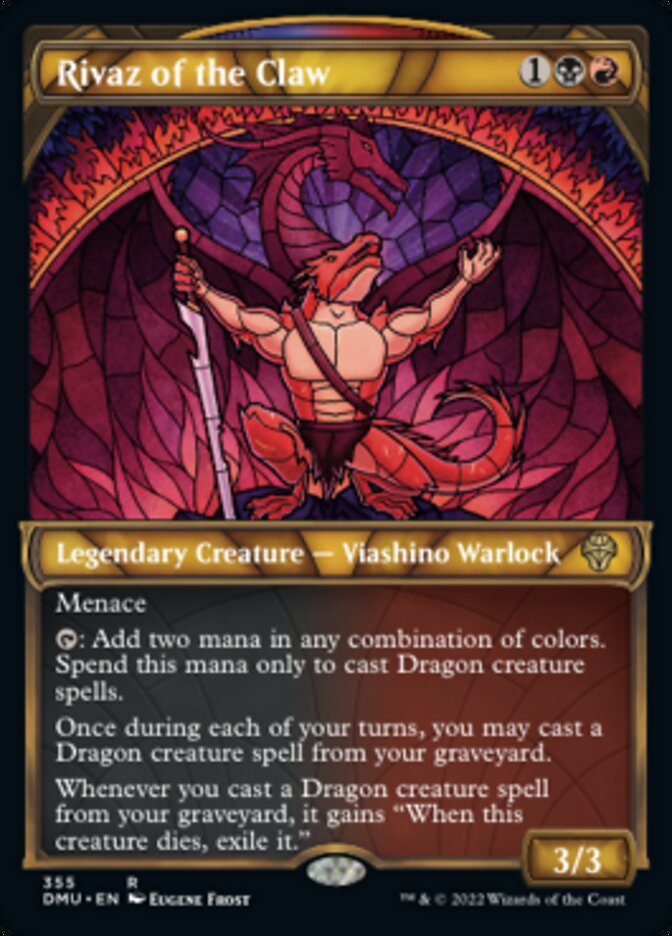 Rivaz of the Claw (Showcase Textured) [Dominaria United] | Game Master's Emporium (The New GME)