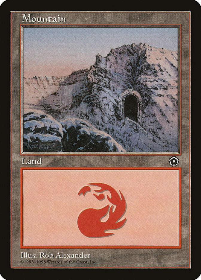Mountain (Signature on Left / Cave on Right) [Portal Second Age] | Game Master's Emporium (The New GME)