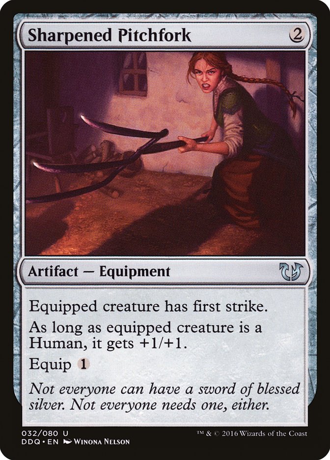 Sharpened Pitchfork [Duel Decks: Blessed vs. Cursed] | Game Master's Emporium (The New GME)