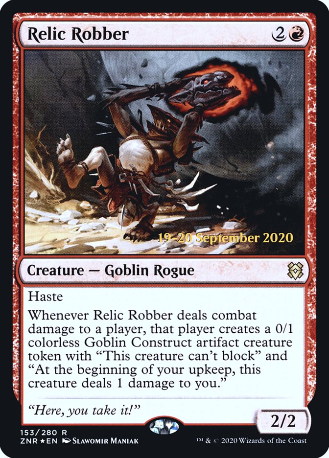 Relic Robber [Zendikar Rising Prerelease Promos] | Game Master's Emporium (The New GME)