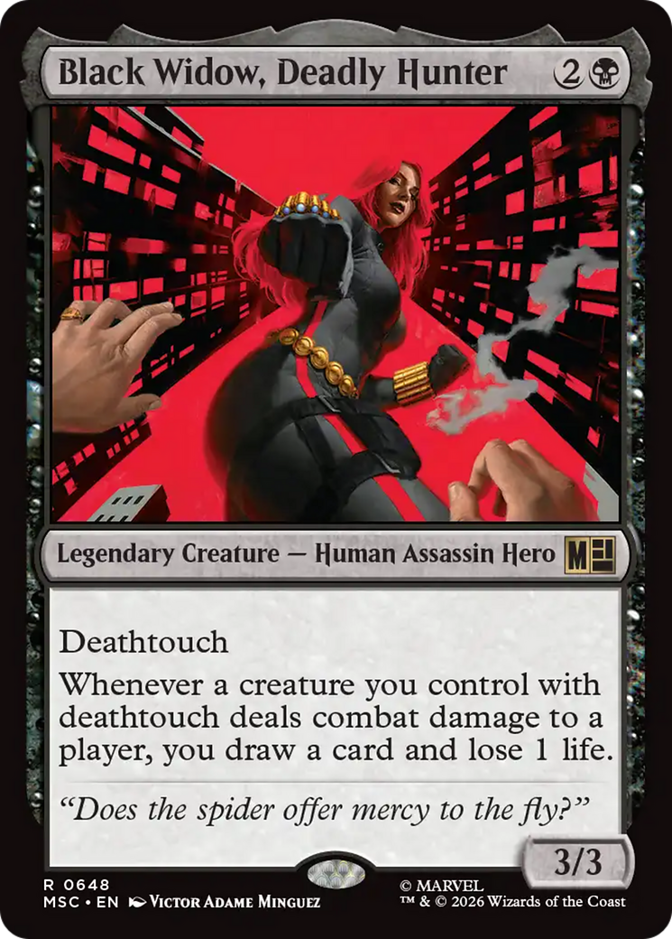 Black Widow, Deadly Hunter [Marvel Super Heroes Commander] | Game Master's Emporium (The New GME)