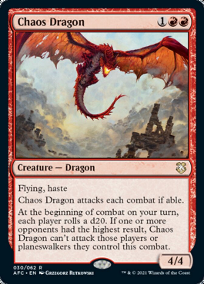 Chaos Dragon [Dungeons & Dragons: Adventures in the Forgotten Realms Commander] | Game Master's Emporium (The New GME)