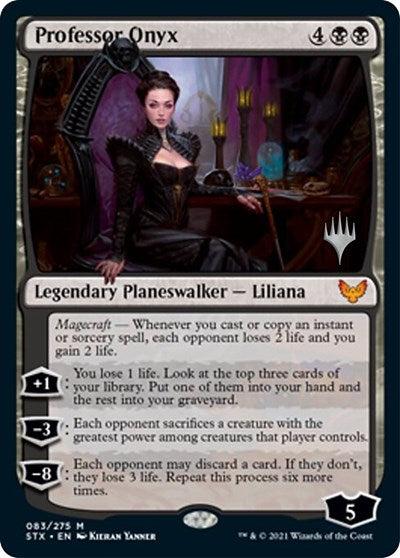 Professor Onyx (Promo Pack) [Strixhaven: School of Mages Promos] | Game Master's Emporium (The New GME)