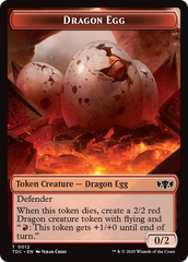 Dragon Egg // Dragon (0013) Double-Sided Token [Tarkir: Dragonstorm Commander Tokens] | Game Master's Emporium (The New GME)