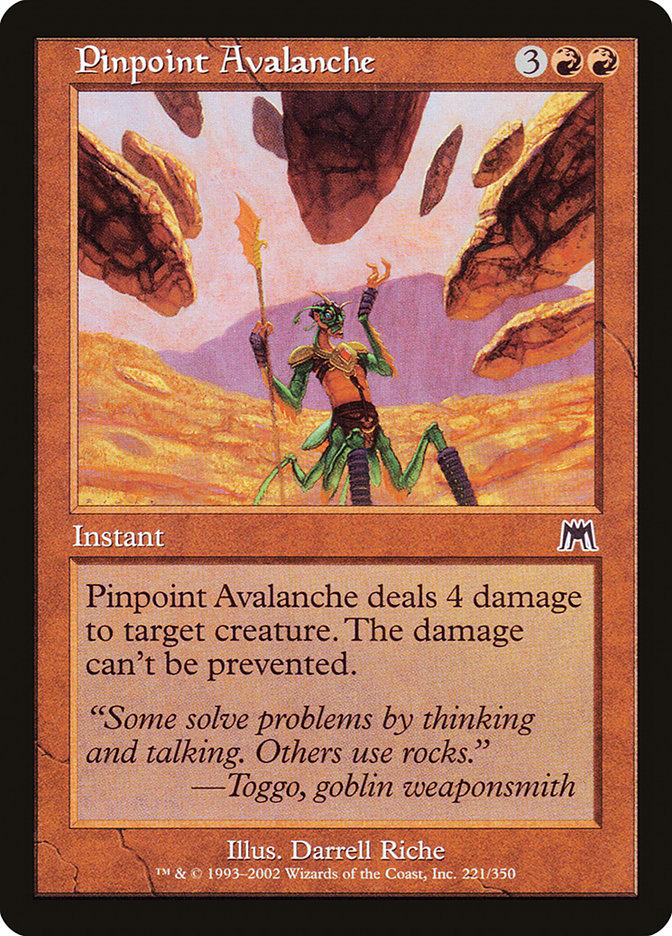 Pinpoint Avalanche [Onslaught] | Game Master's Emporium (The New GME)